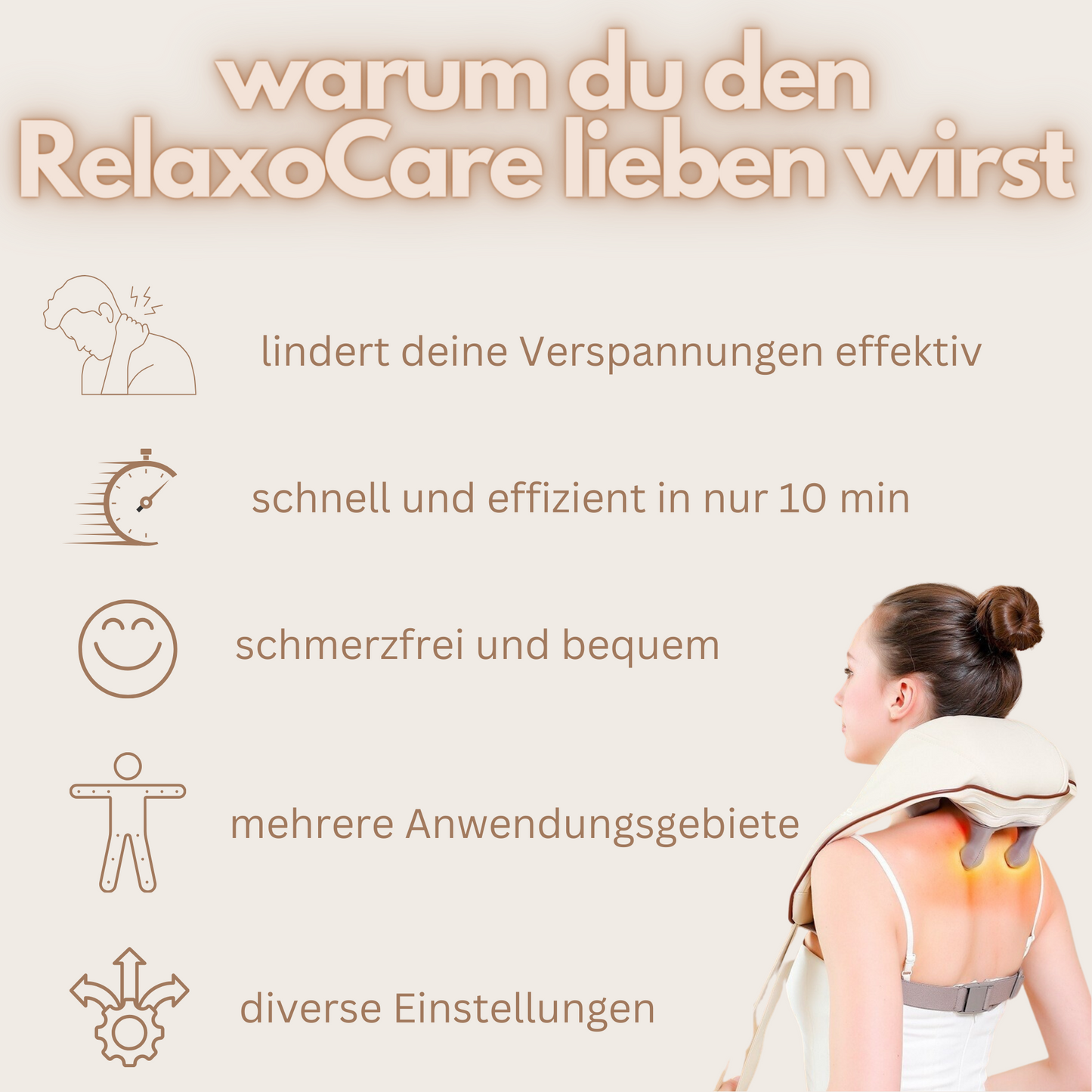 Nackenmassagegerät "Relaxo Care"